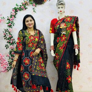 বেক্সি কটন কৃষ্ণচূড়া টু পিস।