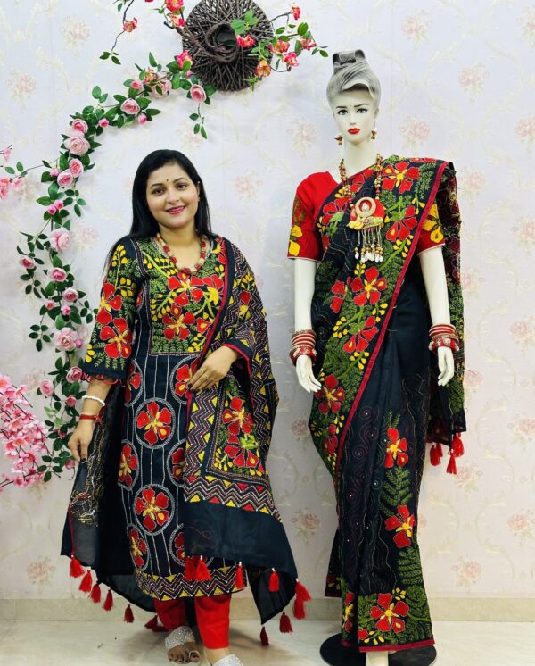 বেক্সি কটন কৃষ্ণচূড়া টু পিস।