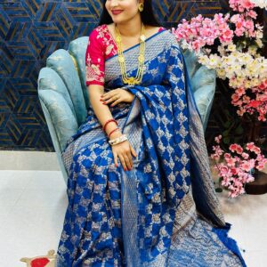 শিফন জরজেট খাড্ডি শাড়ি