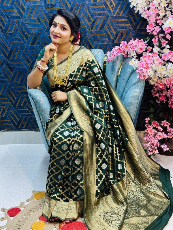 শিফন জরজেট খাড্ডি শাড়ি