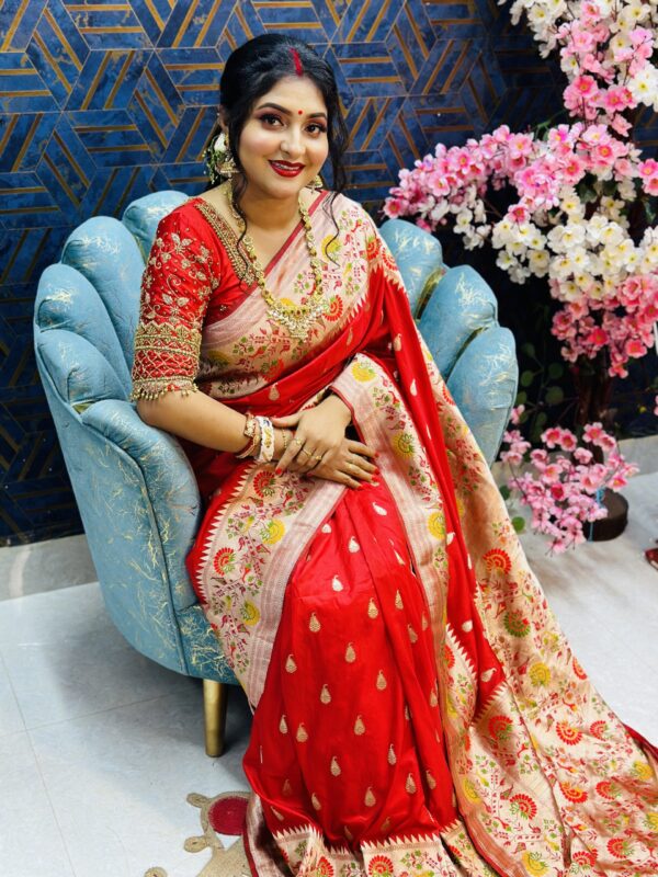 সিল্ক পৌথানি খাড্ডি শাড়ি